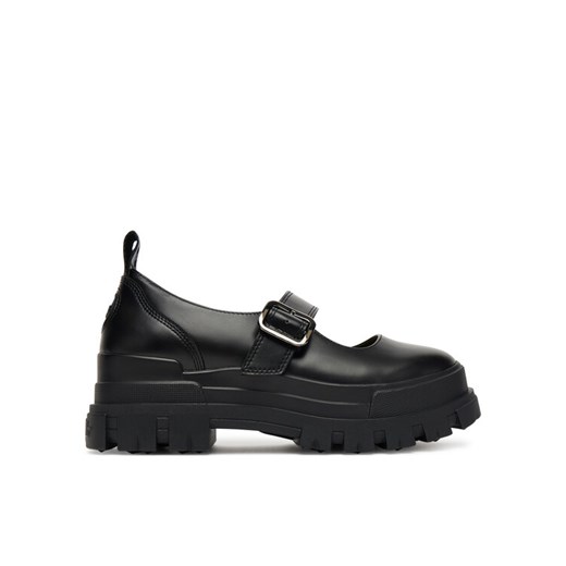 Buffalo Półbuty Aspha Loafer Buckle Os 1620046 Czarny ze sklepu MODIVO w kategorii Półbuty damskie - zdjęcie 184844096