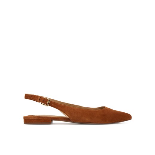LAUREN RALPH LAUREN Sandały 802967746002 Brązowy ze sklepu MODIVO w kategorii Balerinki - zdjęcie 184844116