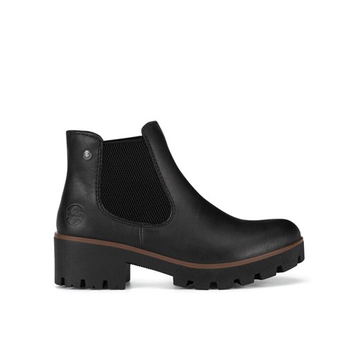 Rieker Botki 79265-02 Czarny ze sklepu MODIVO w kategorii Botki - zdjęcie 184844175