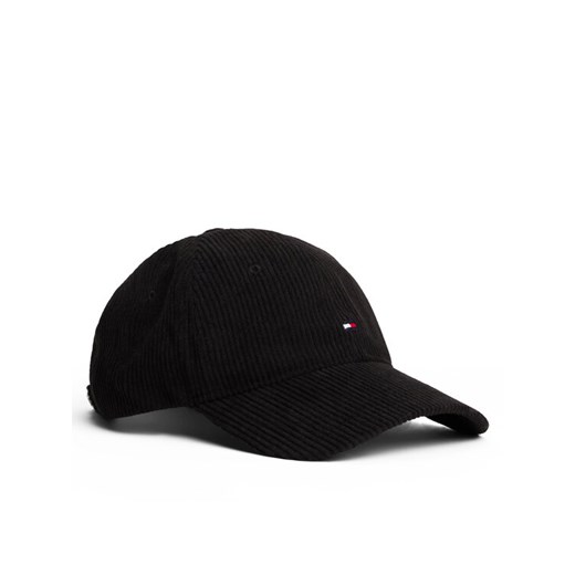 Tommy Hilfiger Czapka z daszkiem Th Flag 6 Panel Cord Cap AM0AM13583 Czarny ze sklepu MODIVO w kategorii Czapki z daszkiem męskie - zdjęcie 184844208