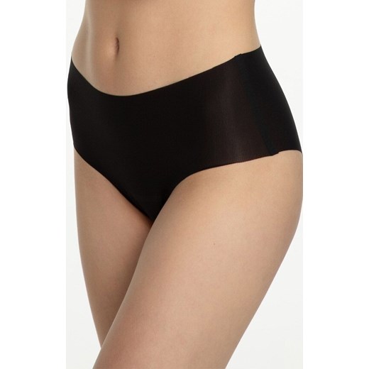 Bezszwowe figi damskie czarne Mousse Maxi, Kolor czarny, Rozmiar XL/2XL, Julimex ze sklepu Intymna w kategorii Majtki damskie - zdjęcie 184845499