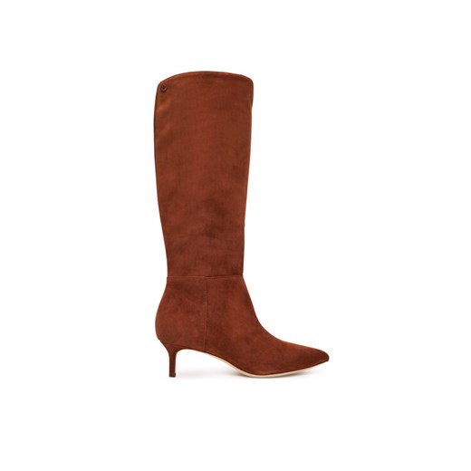 Kozaki LAUREN RALPH LAUREN 802967811003 Brązowy ze sklepu eobuwie.pl w kategorii Kozaki damskie - zdjęcie 184846249