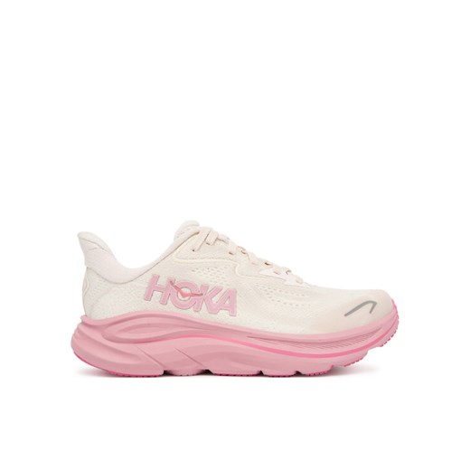 Buty do biegania Hoka Clifton 10 1168860 Écru ze sklepu eobuwie.pl w kategorii Buty sportowe dziecięce - zdjęcie 184846325