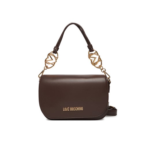 Torebka LOVE MOSCHINO JC4049PP1NLF0301 Brązowy ze sklepu eobuwie.pl w kategorii Listonoszki - zdjęcie 184846375