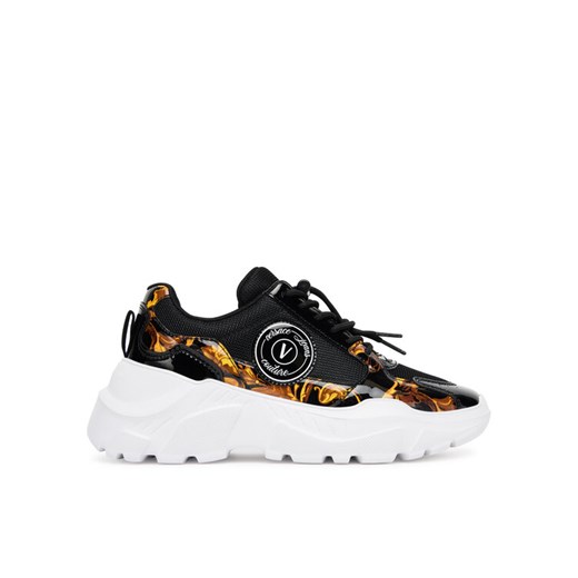 Sneakersy Versace Jeans Couture 79VA3SC7 ZSC80 G89 Czarny ze sklepu eobuwie.pl w kategorii Buty sportowe damskie - zdjęcie 184846406
