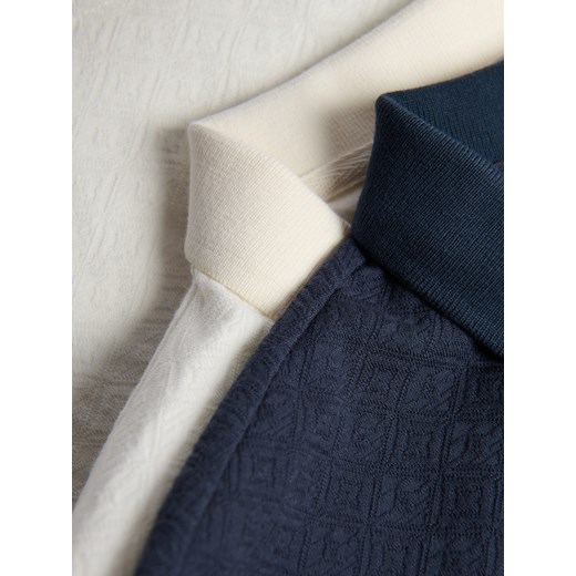 Reserved - Koszulka polo regular fit - granatowy Reserved S Reserved