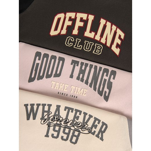 Reserved - Koszulka z nadrukiem - kremowy Reserved 122/128 (6-8 lat) Reserved