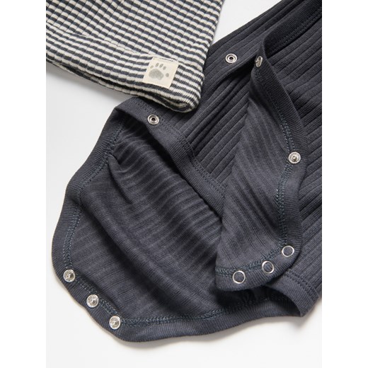 Reserved - Bawełniany komplet - ciemnoszary Reserved 74 (6-9 m.) Reserved