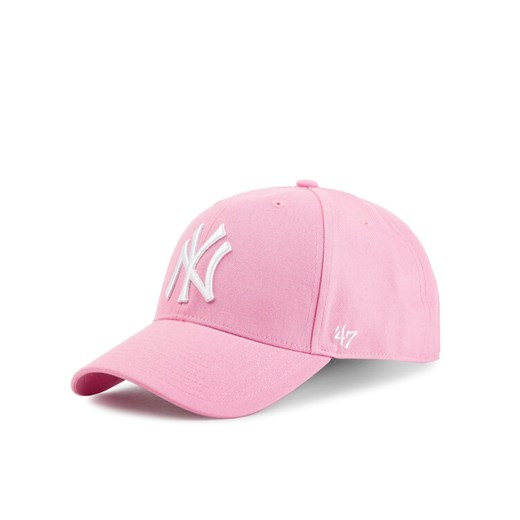 47 Brand Czapka z daszkiem New York Yankees B-MVPSP17WBP-RS Różowy ze sklepu MODIVO w kategorii Czapki z daszkiem damskie - zdjęcie 184848837