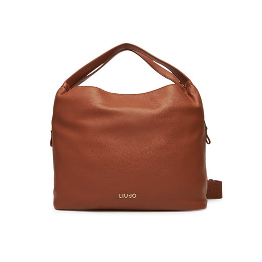 Liu Jo Torebka Ecs M Hobo AF5058 E0058 Brązowy ze sklepu MODIVO w kategorii Torby Shopper bag - zdjęcie 184848926
