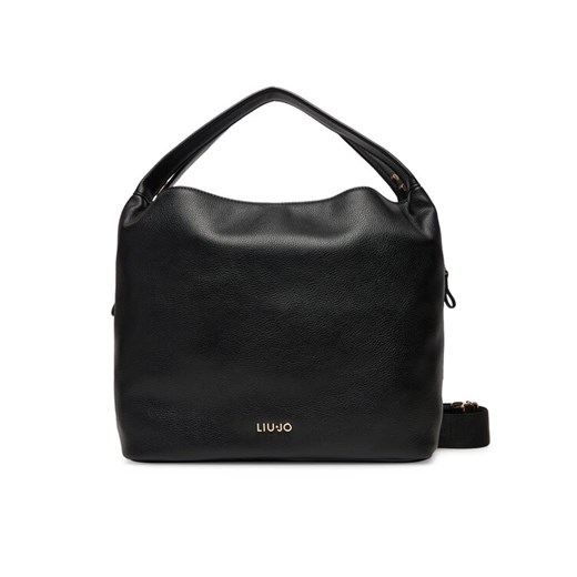 Liu Jo Torebka Ecs M Hobo AF5058 E0058 Czarny ze sklepu MODIVO w kategorii Torby Shopper bag - zdjęcie 184848947