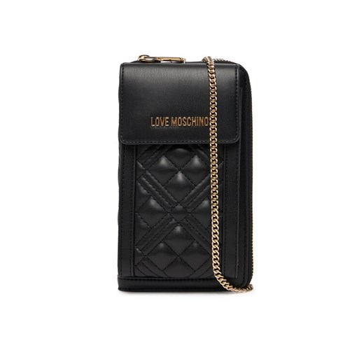 LOVE MOSCHINO Torebka na telefon JC5682PP1NLA0000 Czarny ze sklepu MODIVO w kategorii Etui - zdjęcie 184848955