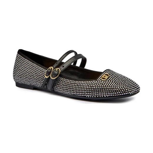 Liu Jo Baleriny BRIGITTE 06 | z dodatkiem skóry ze sklepu Gomez Fashion Store w kategorii Balerinki - zdjęcie 184849857
