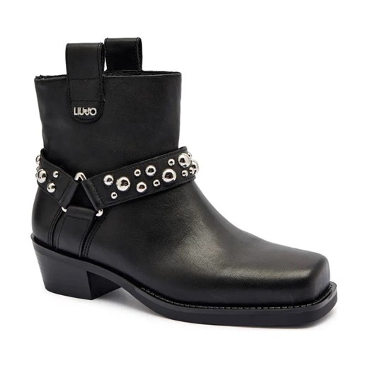 Liu Jo Skórzane botki ROXY 01 ze sklepu Gomez Fashion Store w kategorii Botki - zdjęcie 184849858