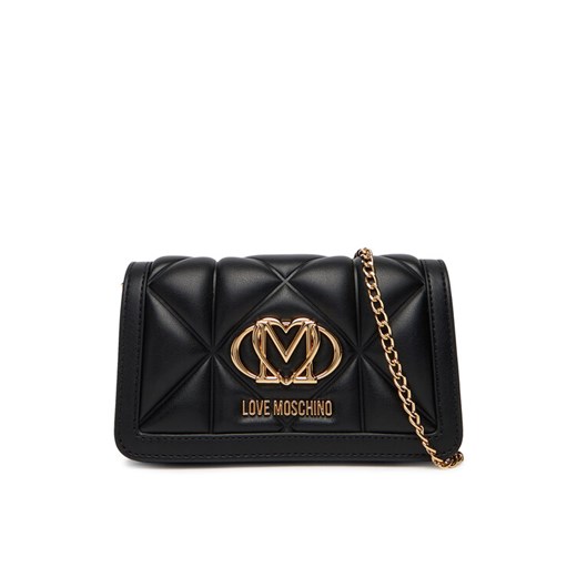 Torebka LOVE MOSCHINO JC5640PP1NLC0000 Czarny ze sklepu eobuwie.pl w kategorii Kopertówki - zdjęcie 184850956