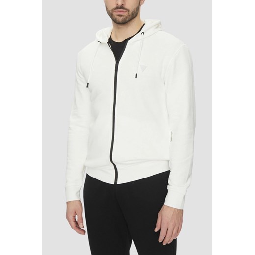 GUESS Biała męska bluza Aldwin, Rozmiar S ze sklepu outfit.pl w kategorii Bluzy męskie - zdjęcie 184851858
