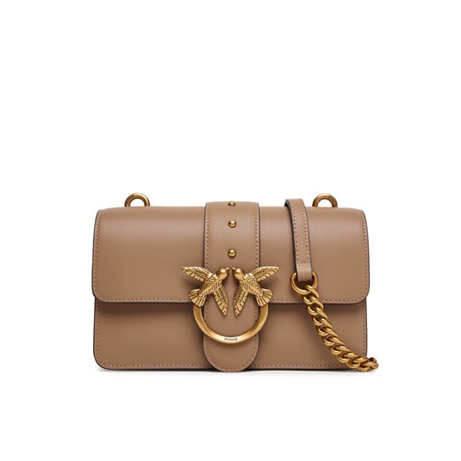 PINKO Torebka Love One Mini ST.CL Al 25-26 PLTT 105856 A0F1 Beżowy ze sklepu MODIVO w kategorii Listonoszki - zdjęcie 184852856