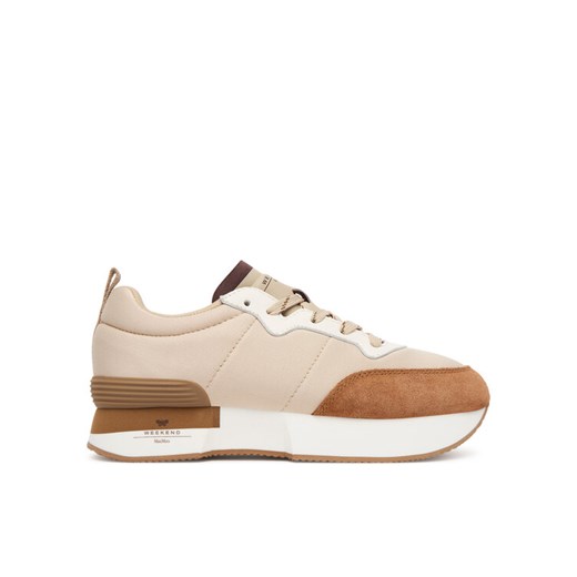 Weekend Max Mara Sneakersy Zambra 2525766014650 Beżowy ze sklepu MODIVO w kategorii Buty sportowe damskie - zdjęcie 184852886
