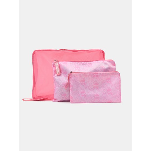 Sinsay - Kosmetyczki 3 pack Hello Kitty - różowy Sinsay One Size Sinsay