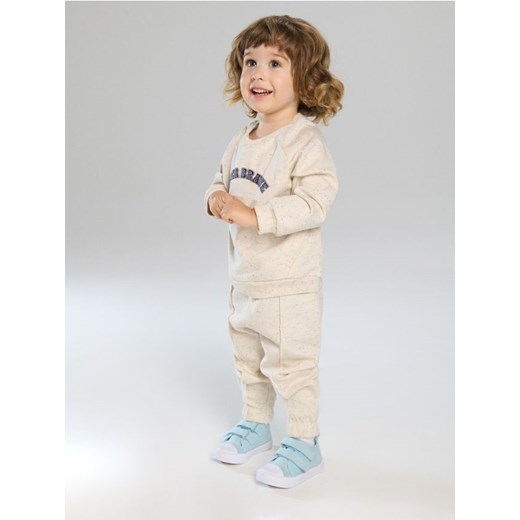 Sinsay - Komplet dzianinowy z przeszyciami - kremowy ze sklepu Sinsay w kategorii Komplety niemowlęce - zdjęcie 184855876