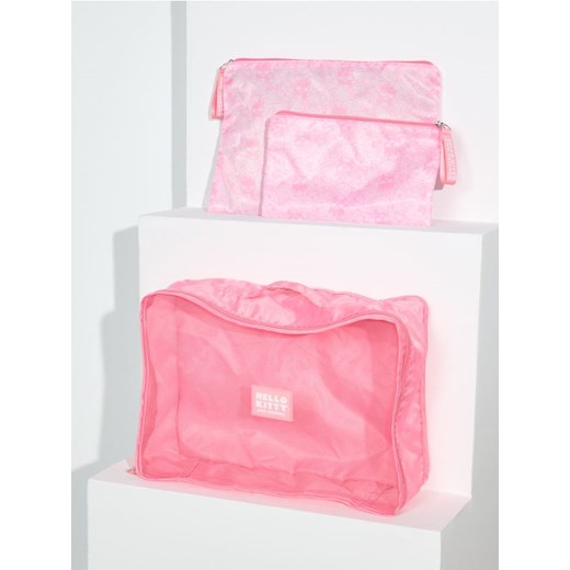 Sinsay - Kosmetyczki 3 pack Hello Kitty - różowy ze sklepu Sinsay w kategorii Kosmetyczki - zdjęcie 184855888