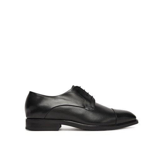 Półbuty BOSS P-Winslow 50555947 Czarny ze sklepu eobuwie.pl w kategorii Buty eleganckie męskie - zdjęcie 184856348