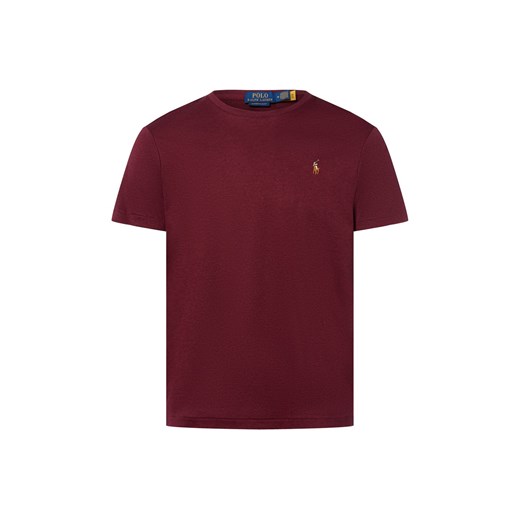 Polo Ralph Lauren Koszulka damska Kobiety Bawełna bordowy jednolity ze sklepu vangraaf w kategorii T-shirty męskie - zdjęcie 184856836