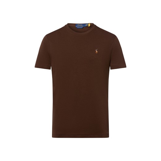 Polo Ralph Lauren Koszulka damska Kobiety Bawełna czekoladowy jednolity ze sklepu vangraaf w kategorii T-shirty męskie - zdjęcie 184856837
