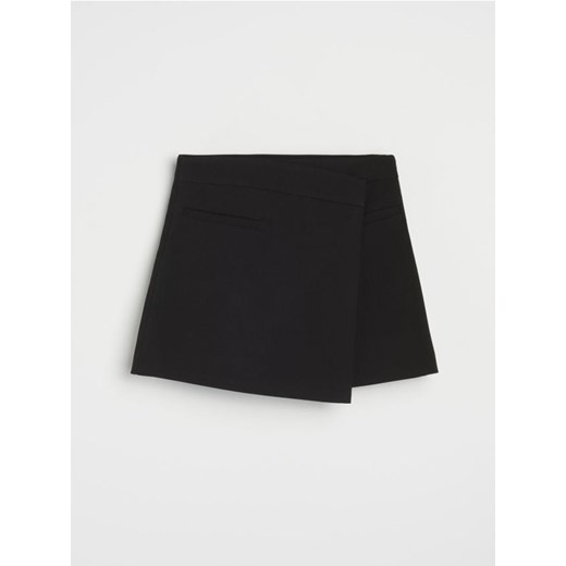 Sinsay - Spódnico-spodenki z wysokim stanem - czarny Sinsay XL Sinsay