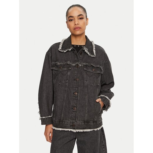 Wrangler Kurtka jeansowa 112356384 Szary Regular Fit - id: 0000304998478 - marki Wrangler - 184857938 Wrangler Kurtka jeansowa 112356384 Szary Regular Fit ze sklepu MODIVO w kategorii Kurtki damskie - zdjęcie 184857938