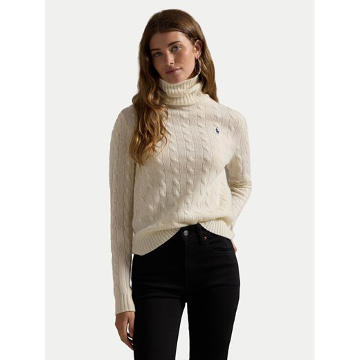 Polo Ralph Lauren Golf 211888686012 Biały Regular Fit ze sklepu MODIVO w kategorii Swetry damskie - zdjęcie 184857958