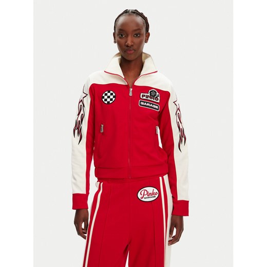 PINKO Bluza Edgar 105273 A2MD Czerwony Regular Fit ze sklepu MODIVO w kategorii Bluzy damskie - zdjęcie 184858008