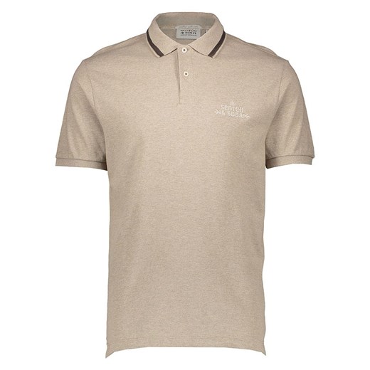 Scotch &amp; Soda Koszulka polo w kolorze beżowym ze sklepu Limango Polska w kategorii T-shirty męskie - zdjęcie 184859196