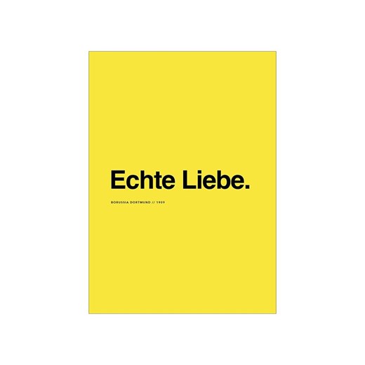 Poster &amp; Frame Druk artystyczny &quot;Echte Liebe&quot; ze sklepu Limango Polska w kategorii Obrazy - zdjęcie 184859586