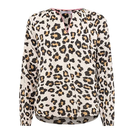 Zwillingsherz Bluzka &quot;Classic Leo&quot; w kolorze kremowo-czarnym ze sklepu Limango Polska w kategorii Bluzki damskie - zdjęcie 184859716