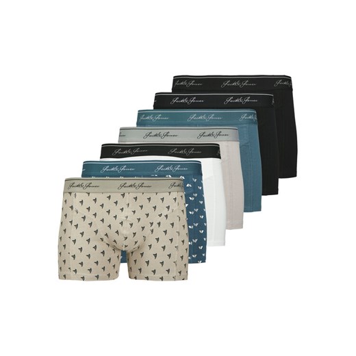 Jack&Jones Komplet 7 par bokserek Tate 12283393 Kolorowy ze sklepu MODIVO w kategorii Majtki męskie - zdjęcie 184860418