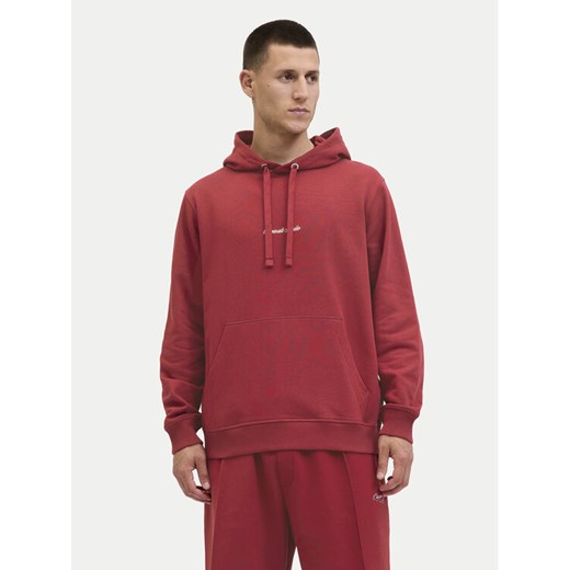 Jack&Jones Bluza Norrebro 12282861 Czerwony Relaxed Fit ze sklepu MODIVO w kategorii Bluzy męskie - zdjęcie 184860495