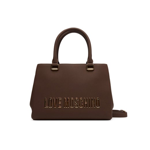 LOVE MOSCHINO Torebka JC4022PP1NKD0301 Brązowy ze sklepu MODIVO w kategorii Torebki damskie - zdjęcie 184861049
