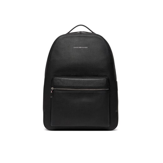 Tommy Hilfiger Plecak Th Business Leather Backpack AM0AM13641 Czarny ze sklepu MODIVO w kategorii Plecaki - zdjęcie 184861098