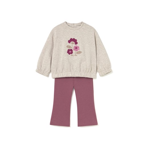 Mayoral Komplet bluza i legginsy 2740 Beżowy Regular Fit ze sklepu MODIVO w kategorii Komplety niemowlęce - zdjęcie 184861148