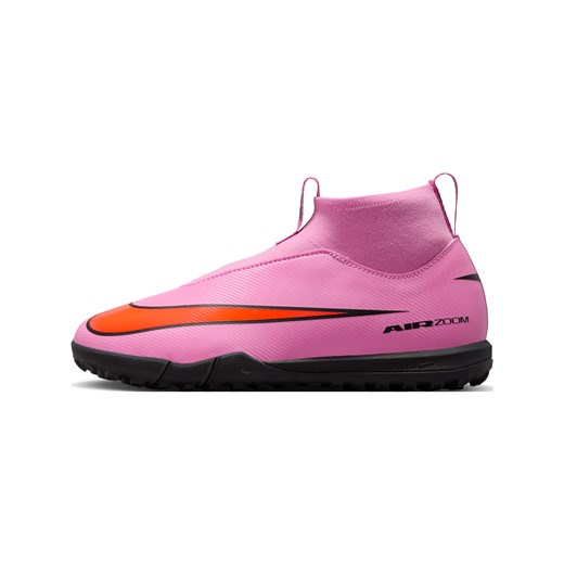 Buty piłkarskie typu high top dla małych/dużych dzieci TF Nike Jr. Mercurial Superfly 10 Academy - Różowy ze sklepu Nike poland w kategorii Buty sportowe dziecięce - zdjęcie 184862725