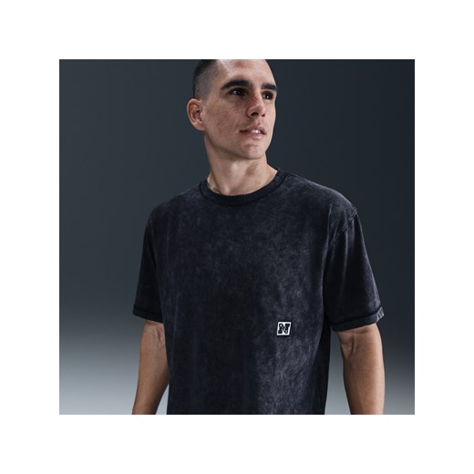 Męska koszulka treningowa z krótkim rękawem Dri-FIT Nike Gym Heritage - Czerń ze sklepu Nike poland w kategorii T-shirty męskie - zdjęcie 184862747