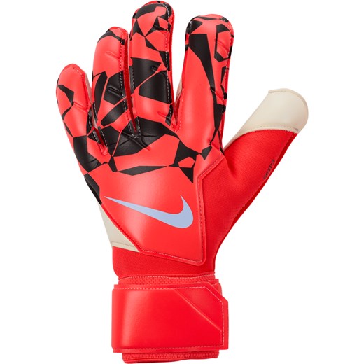 Rękawice piłkarskie Nike Grip3 Goalkeeper - Czerwony ze sklepu Nike poland w kategorii Rękawiczki męskie - zdjęcie 184862908