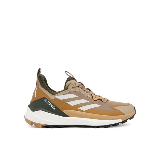 Trekkingi adidas Terrex Free Hiker 2.0 Low JQ9904 Brązowy ze sklepu eobuwie.pl w kategorii Buty trekkingowe męskie - zdjęcie 184863755