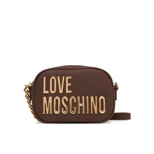 Torebka LOVE MOSCHINO JC4026PP1NKD0301 Brązowy ze sklepu eobuwie.pl w kategorii Listonoszki - zdjęcie 184863777