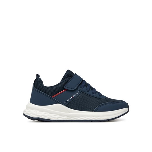 Sneakersy Tommy Hilfiger T3X9-34115-1845 S Granatowy ze sklepu eobuwie.pl w kategorii Buty sportowe dziecięce - zdjęcie 184863786