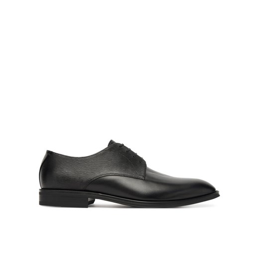 Półbuty BOSS Derrek 50547055 Czarny ze sklepu eobuwie.pl w kategorii Buty eleganckie męskie - zdjęcie 184863788