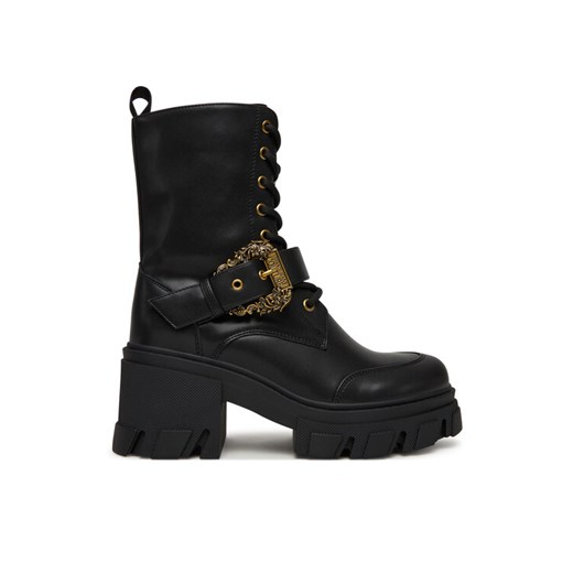 Botki Versace Jeans Couture 79VA3S86 71570 899 Czarny ze sklepu eobuwie.pl w kategorii Botki - zdjęcie 184866536