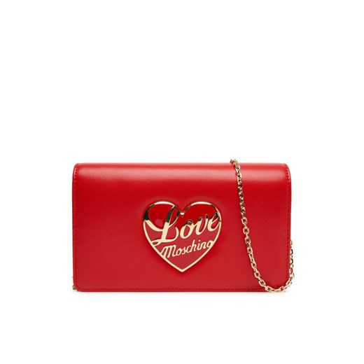 LOVE MOSCHINO Torebka JC4186PP1NLP0500 Czerwony ze sklepu MODIVO w kategorii Kopertówki - zdjęcie 184866797