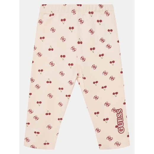 Guess Spodnie materiałowe K5GB00 J1314 Kolorowy Regular Fit ze sklepu MODIVO w kategorii Spodnie dziewczęce - zdjęcie 184866806
